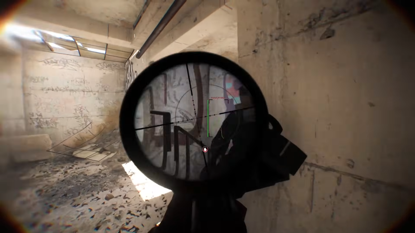 Bodycam Trenches map corridor with UE5 lighting